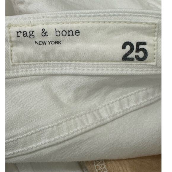 Rag & Bone off white Dre capri cropped jeans size 25 - Picture 3 of 9